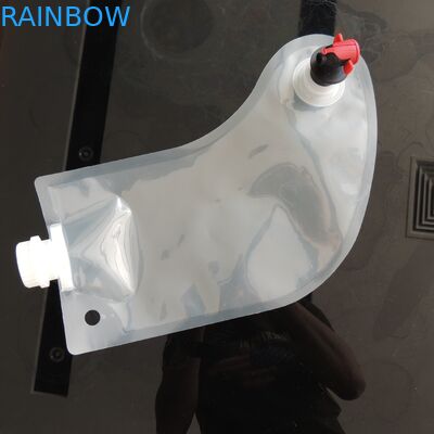 गर्म बिक्री क्रिसमस स्टॉकिंग्स 1 एल वाइन / पेय / फल पारदर्शी शराब पाउच