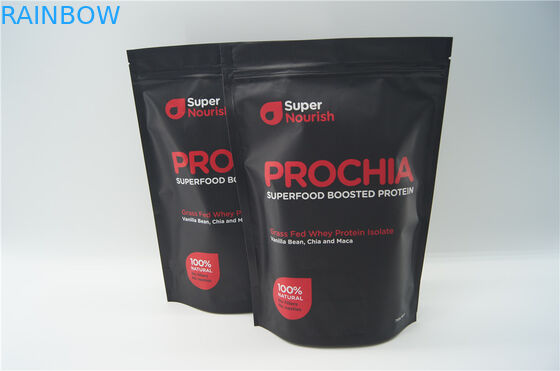 600g 1 kg OEM जिपर खाद्य पैकेजिंग बैग ब्राउन क्राफ्ट पेपर बैग खिड़की / जिपर के साथ