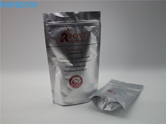 600g 1 kg OEM जिपर खाद्य पैकेजिंग बैग ब्राउन क्राफ्ट पेपर बैग खिड़की / जिपर के साथ