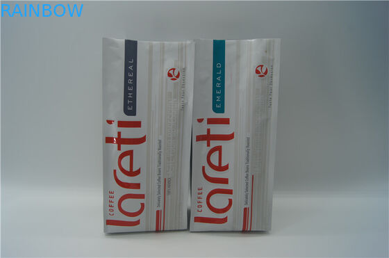 वाल्व के साथ ग्राउंड कॉफी के लिए कस्टमाइज़्ड साइड गुस्सेट कॉफी पैकेजिंग बैग