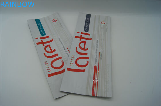 वाल्व के साथ ग्राउंड कॉफी के लिए कस्टमाइज़्ड साइड गुस्सेट कॉफी पैकेजिंग बैग