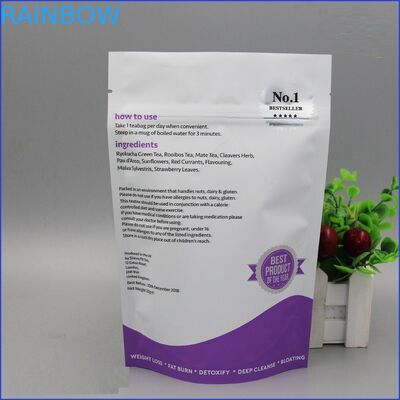 निजी लेबल एल्यूमीनियम पन्नी पाउडर जिपर बैग / 1 किलो 500 ग्राम मट्ठा प्रोटीन पाउडर पाउच / 250 ग्राम अनुपूरक पाउडर डॉक