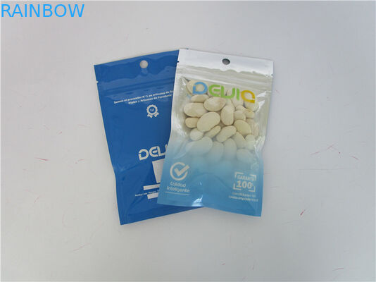 अंडरवियर के लिए ziplock / ziplock बैग / ज़िप बैग के साथ उच्च गुणवत्ता वाले तीन साइड सील बैग