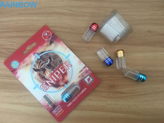 3 डी प्रभाव के साथ गर्म बिक्री राइनो पुरुष संवर्धन गोलियां पैकेजिंग कार्ड और डिस्प्ले बॉक्स