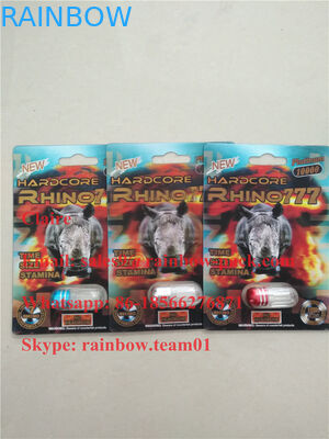 शीर्ष रेटेड राइनो सेक्स गोली 3 डी पैकिंग / पुरुष वृद्धि गोली पैकिंग कार्ड / 3 डी ब्लिस्टर पैकिंग कार्ड