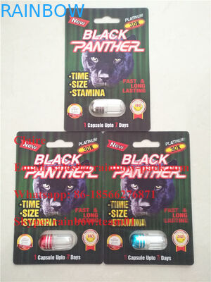 यौन कैप्सूल ब्लिस्टर 3 डी पेपर कार्ड / पुरुष यौन प्रदर्शन वृद्धि सेक्स पिल पैकेज