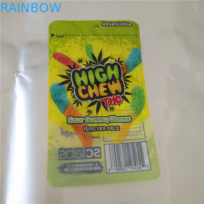 सीबीडी थिक फ्यूज सीड्स हीट सील करने योग्य प्लास्टिक की थैलियां, सीबीडी गमी के लिए एल्युमिनियम फॉयल सेप