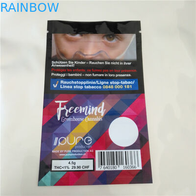 सीबीडी थिक फ्यूज सीड्स हीट सील करने योग्य प्लास्टिक की थैलियां, सीबीडी गमी के लिए एल्युमिनियम फॉयल सेप