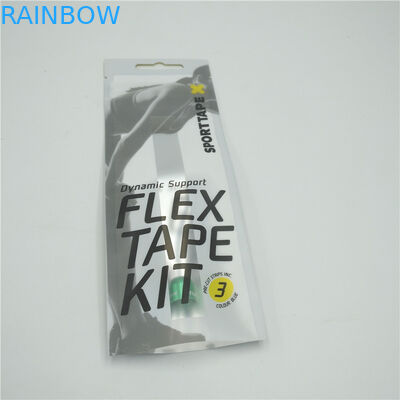 हैंगिंग बॉटम ओपन प्लास्टिक पाउच पैकेजिंग, थ्री साइड सील पाउच कस्टम प्रिंटेड