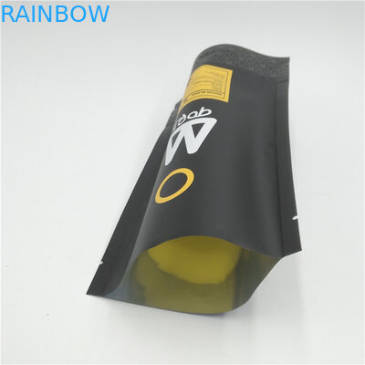 जिपर के साथ बायोडिग्रेडेबल इथियोपिया कॉफी बीन पैकेजिंग बैग 500 ग्राम 16 आउंस