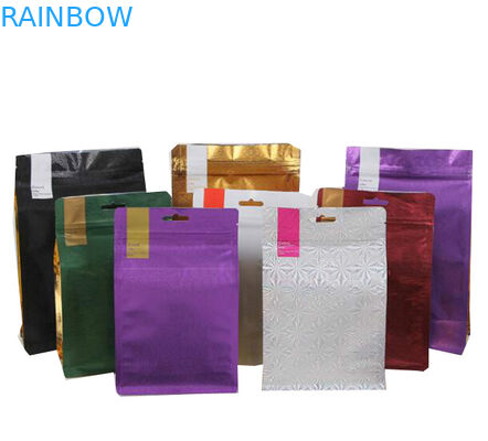 थोक एल्यूमीनियम पन्नी टिन टिन फ्लैट ब्लॉक नीचे कॉफी पैकेजिंग बैग degassing वाल्व 500g 1 kg के साथ