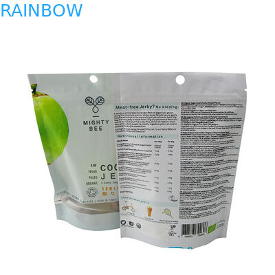 कस्टम मुद्रित प्लास्टिक पाउच पैकेजिंग पन्नी कैंडी के लिए टुकड़े टुकड़े में Mylar ज़िपलॉक