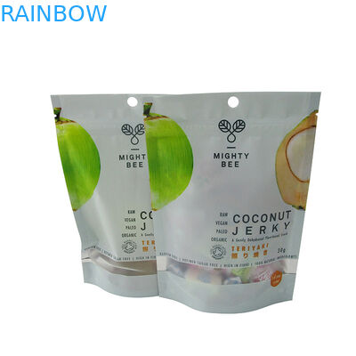 चॉकलेट चिप कुकीज़ बिस्किट के लिए जिपर बैग प्लास्टिक पाउच पैकेजिंग स्टैंड अप करें