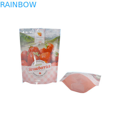 स्वनिर्धारित स्टैंड अप पाउच जिपर बैग खाद्य ग्रेड प्लास्टिक अखरोट नाश्ता बैग