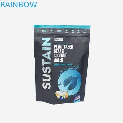 अनुकूलित पागल पैकेजिंग resealable प्लास्टिक पाउडर के लिए थैली ziplock बैग खड़े हो जाओ