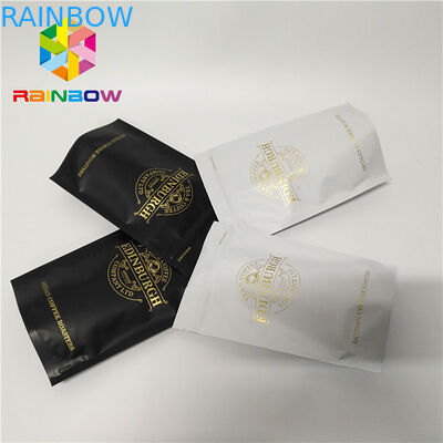 प्लास्टिक जिपर नीचे कली बैग 500g resealable कॉफी ziplock थैली खड़े हो जाओ