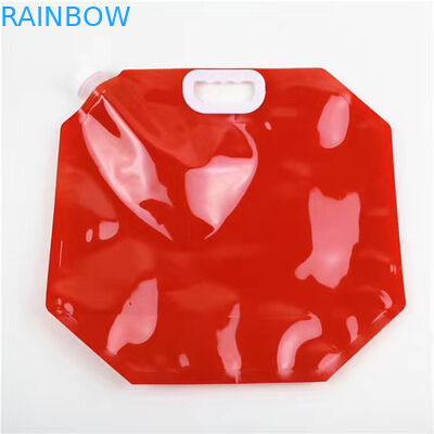 आउटडोर खेल टोंटी थैली पैकेजिंग 2L 3L 5L 10L BPA मुक्त तह पानी टोंटी थैली