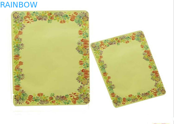 गोल्ड क्रिस्टल थ्री साइड सीलबंद प्लास्टिक बैग्स फॉर आई / फेशियल मास्क, इको फ्रेंडली