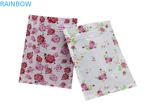 गोल्ड क्रिस्टल थ्री साइड सीलबंद प्लास्टिक बैग्स फॉर आई / फेशियल मास्क, इको फ्रेंडली