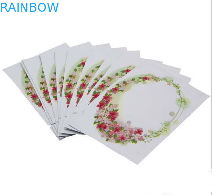 कस्टम मुद्रित तीन साइड सील सफेद रंग का नमूना प्लास्टिक पैकेजिंग बैग फेस मास्क के लिए