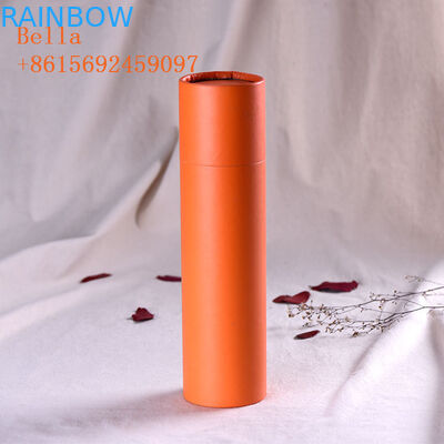 रंगीन हस्तनिर्मित कागज बॉक्स पैकेजिंग 350 ग्राम मोटाई गोल आकार के साथ