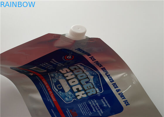 सुपरमार्केट सागर खाद्य फल डिस्पोजेबल एल्यूमीनियम पन्नी अछूता कूलर बैग / आइस बैग