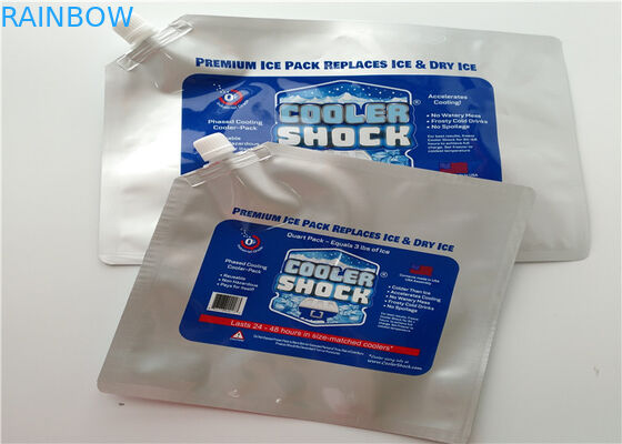 सुपरमार्केट सागर खाद्य फल डिस्पोजेबल एल्यूमीनियम पन्नी अछूता कूलर बैग / आइस बैग