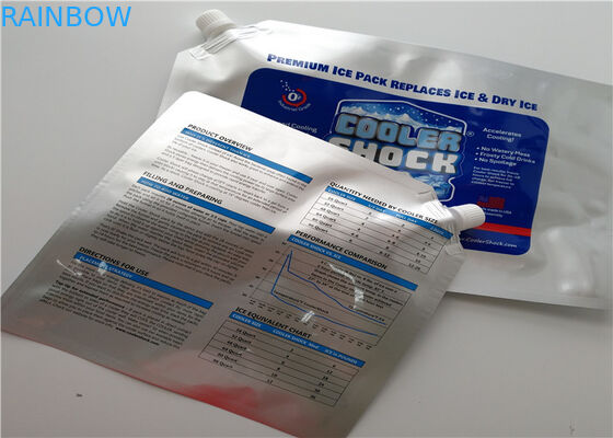 सुपरमार्केट सागर खाद्य फल डिस्पोजेबल एल्यूमीनियम पन्नी अछूता कूलर बैग / आइस बैग