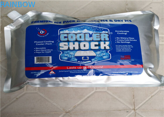 सुपरमार्केट सागर खाद्य फल डिस्पोजेबल एल्यूमीनियम पन्नी अछूता कूलर बैग / आइस बैग