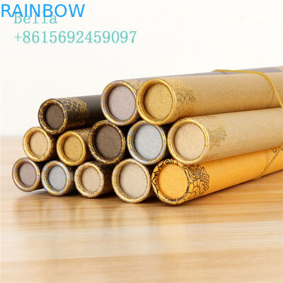 कार्डबोर्ड सिलेंडर पेपर बॉक्स पैकेजिंग गोल / अनुकूलित आकार 350g