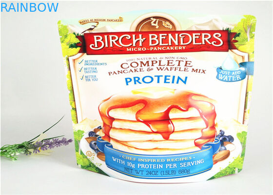 120 - 150 माइक्रोन प्लास्टिक पाउच पैकेजिंग ग्रेव्रे प्रिंटिंग 20000 पीसीएस MOQ