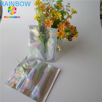 जूस पैकेज के लिए अनुकूलित रंग लेजर स्टैंड अप बैग हीट सील मोइस्चर प्रूफ