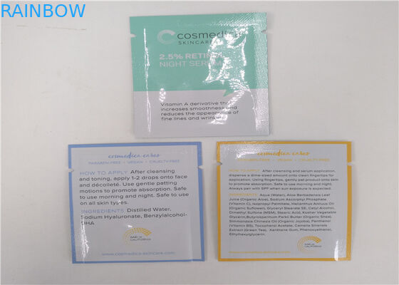 ग्लॉसी इफेक्ट कॉस्मेटिक पैकेजिंग बैग