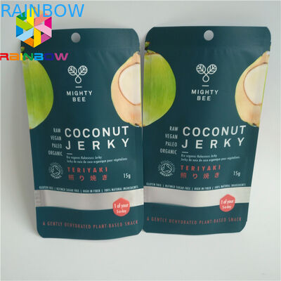 पन्नी टुकड़े टुकड़े में नाश्ता बैग पैकेजिंग खाद्य ग्रेड 100 - 150 माइक्रोन मोटाई