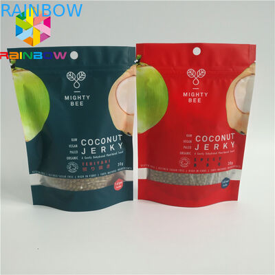 पन्नी टुकड़े टुकड़े में नाश्ता बैग पैकेजिंग खाद्य ग्रेड 100 - 150 माइक्रोन मोटाई