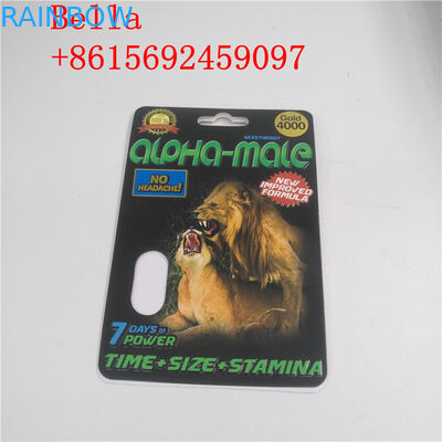 पुनर्नवीनीकरण सामग्री प्लास्टिक ब्लिस्टर पैकेजिंग 3 डी प्रभाव मुद्रण के साथ अनुकूलित आकार