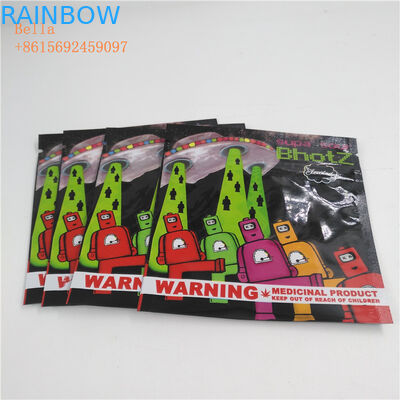 हर्बल / गोलियां के लिए छोटे आकार के प्लास्टिक पाउच पैकेजिंग फूड ग्रेड