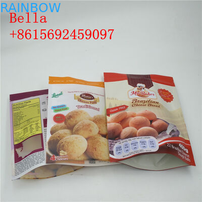 ज़िप लॉक स्नैक पैकेजिंग बैग एसजीएस एफएडी स्पष्ट नीचे के साथ प्रमाणित