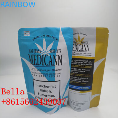 हीट सील प्लास्टिक पाउच पैकेजिंग तीन - लोगो मुद्रण के साथ टुकड़े टुकड़े में