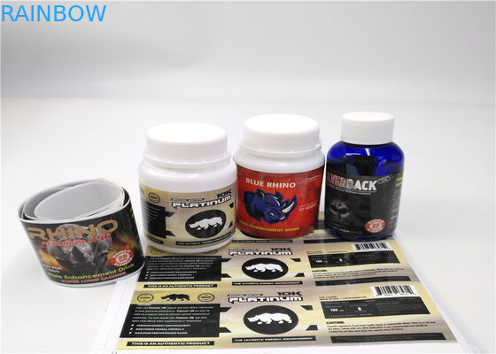 चिपकने वाला पनरोक हटना आस्तीन लेबल