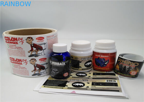 चिपकने वाला पनरोक हटना आस्तीन लेबल