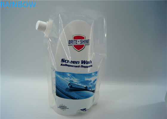 पेय / ऊर्जा पेय पैकेजिंग के लिए पारदर्शी तरल टोंटी बैग