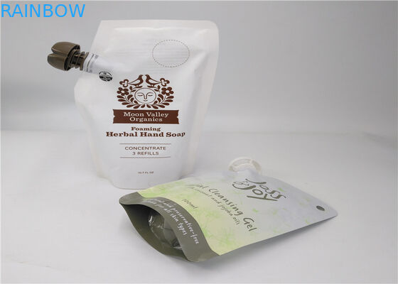 पेय / ऊर्जा पेय पैकेजिंग के लिए पारदर्शी तरल टोंटी बैग