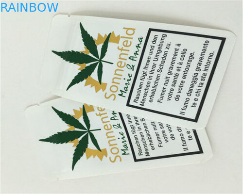 पाउडर / कैंडी / कॉफी के लिए फ्रंट साइड क्लियर अनुकूलित पेपर बैग