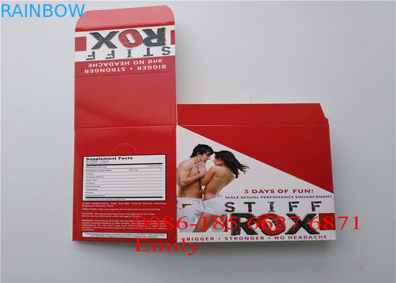 राइनो 69 ब्लिस्टर कार्ड पैकेजिंग 9 x 12 सेमी ग्लॉसी सरफेस फिनिशिंग के साथ