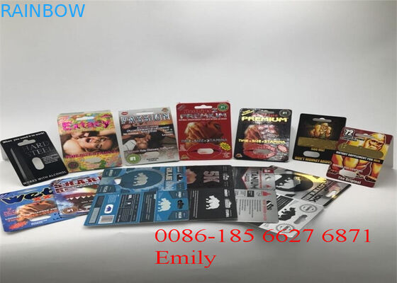 औषधीय गोलियों के लिए यूवी मुद्रण प्लास्टिक ब्लिस्टर पैकेजिंग अनुकूलित आकार