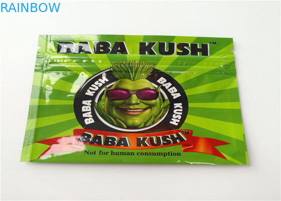 पारदर्शी रंग के साथ एल्यूमीनियम पन्नी हर्बल धूप पैकेजिंग मैट OPP सामग्री