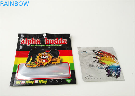 छोटे आकार के हर्बल धूपदान पैकेजिंग कस्टम लोगो एल्यूमीनियम परत के साथ मुद्रित टुकड़े टुकड़े में