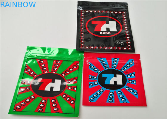 छोटे आकार के हर्बल धूपदान पैकेजिंग कस्टम लोगो एल्यूमीनियम परत के साथ मुद्रित टुकड़े टुकड़े में