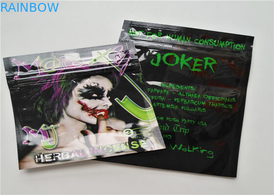 छोटे आकार के हर्बल धूपदान पैकेजिंग कस्टम लोगो एल्यूमीनियम परत के साथ मुद्रित टुकड़े टुकड़े में